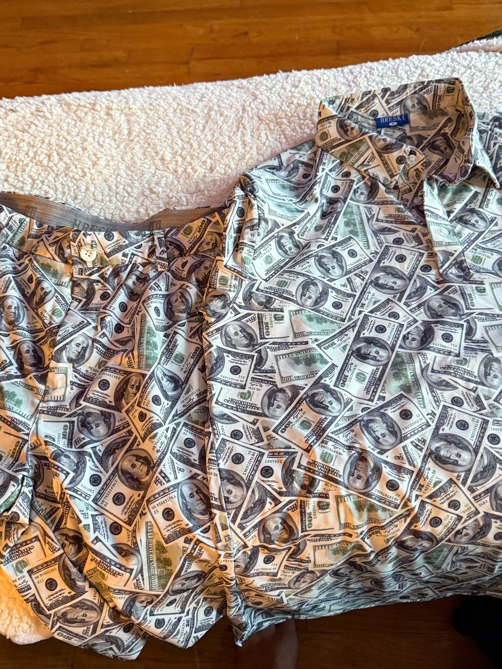 Novelty Money Print Golf Set